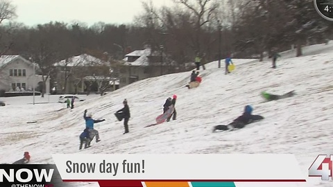Snow day fun in Brookside