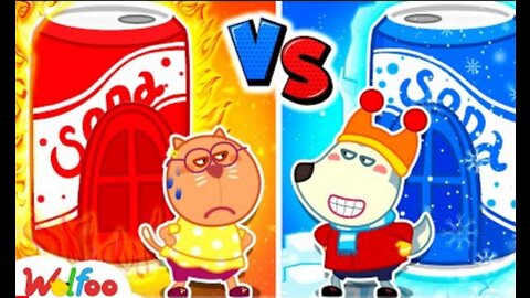 Wolfoo and Red vs Blue Challenge for Kids - Educational Video for Kids | Wolfoo Family Kids Cartoon