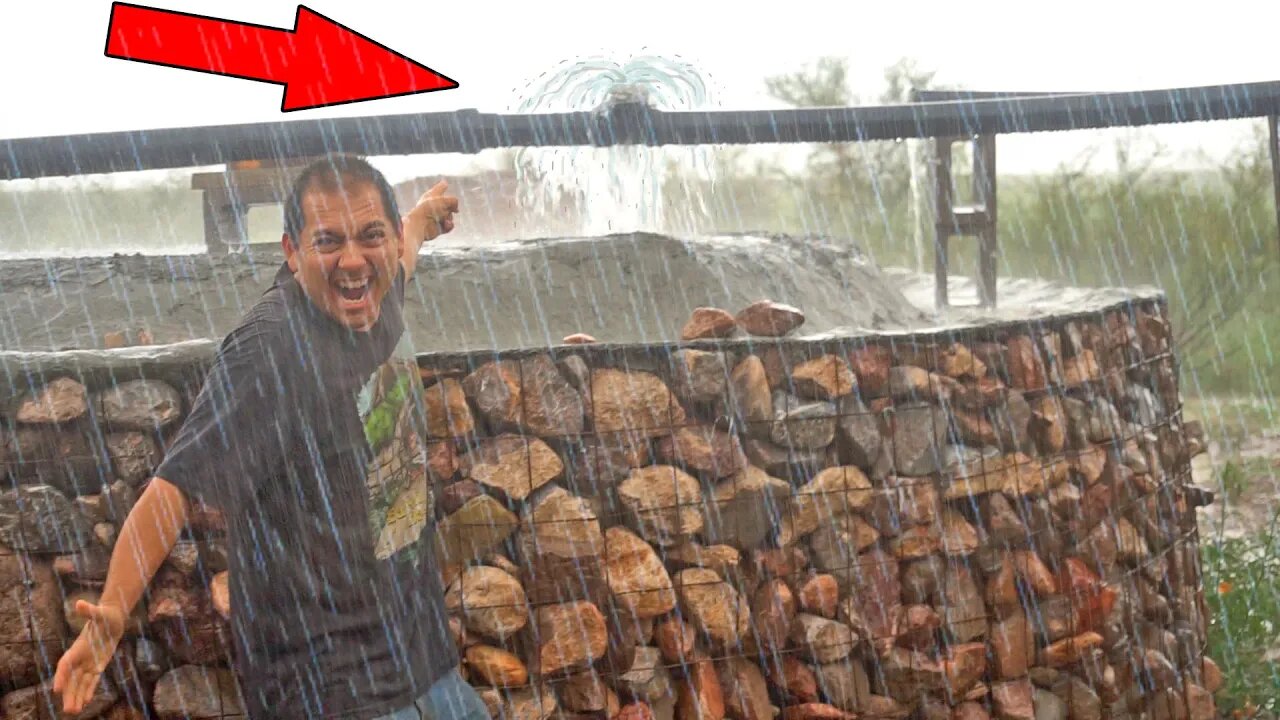 Our Pipes ERUPT! THIS Is What You Want To See When Living Off-Grid On Rainwater