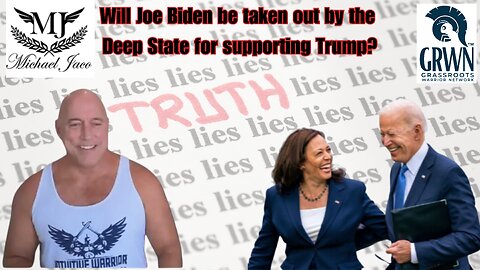 Will Joe Biden be taken out by the deep state for supporting Trump? Covid lie NYC.