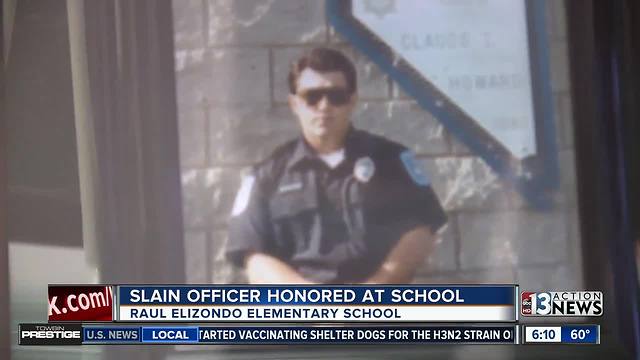Slain North Las Vegas Police Officer Honored at School