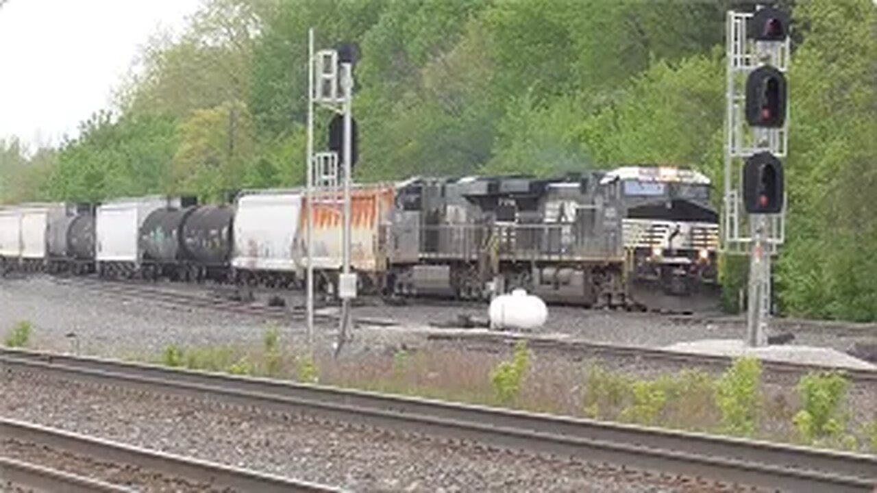 Norfolk Southern 32N Mixed Fright Train from Berea, Ohio May 4, 2024