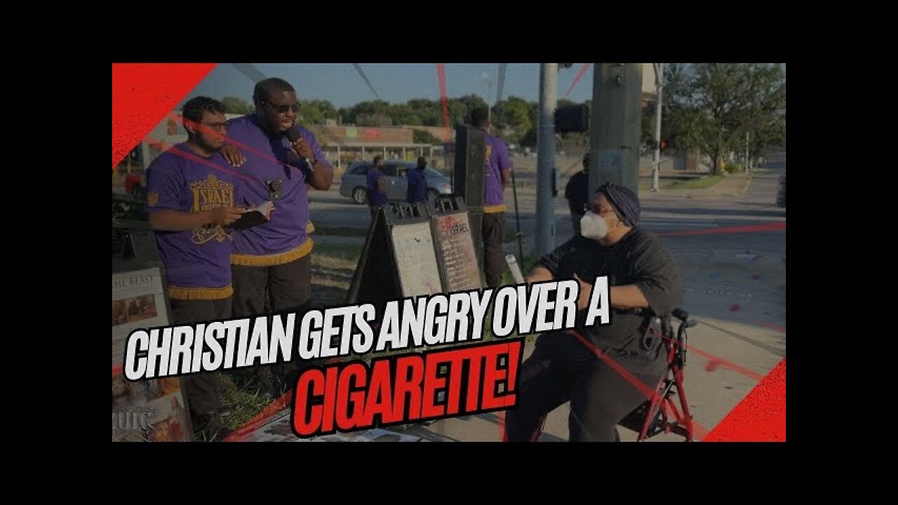 Christian Gets Angry Over A Cigarette!