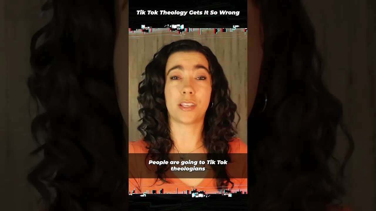 Tik Tok Theology Gets It So Wrong @MelissaDougherty #Shorts