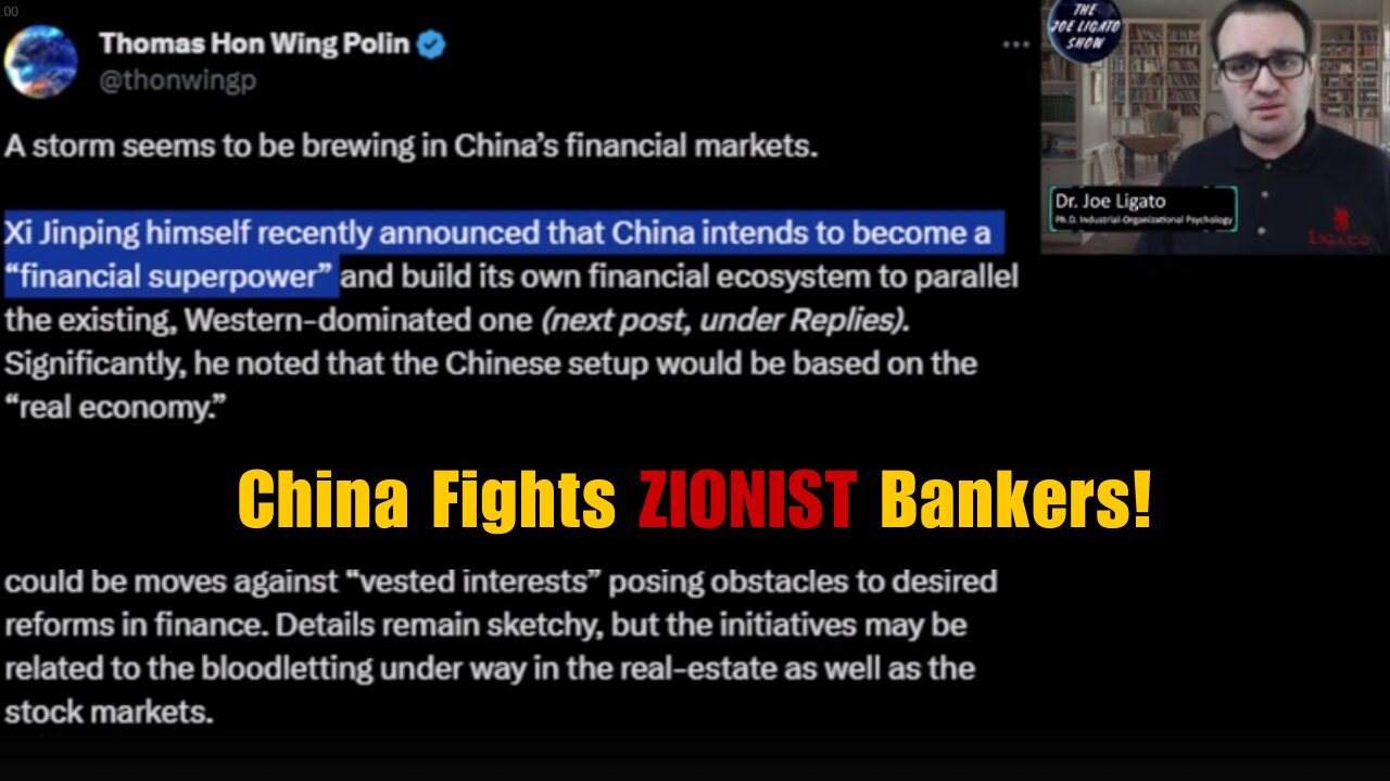 China Fights Zionist Financial Wizards