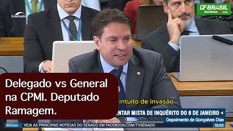 Delegado vs General na CPMI. Deputado Ramagem, como sempre, cirúrgico!