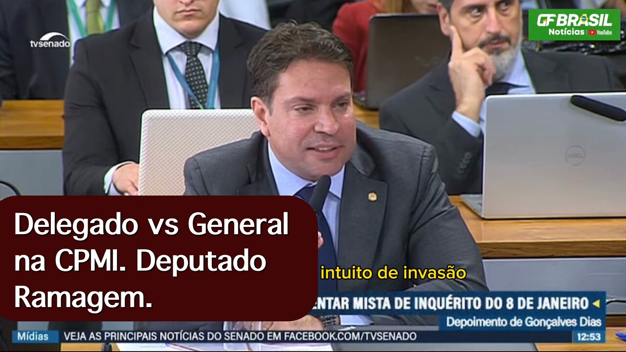Delegado vs General na CPMI. Deputado Ramagem, como sempre, cirúrgico!