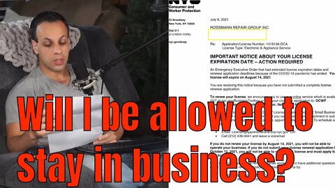 My business might have 32 days before it's shut down by NYC 😔