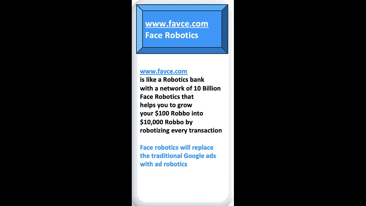 Face Robotics versus Bitcoin