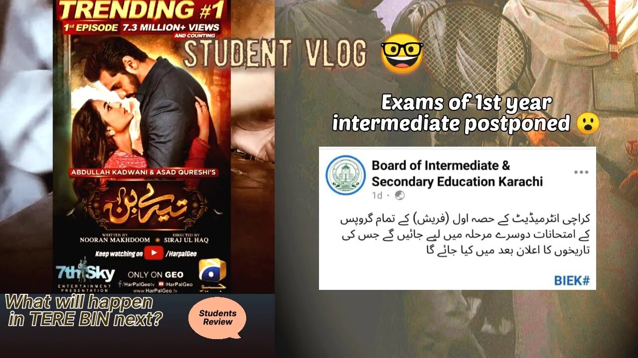 College After 1 Month 😬 | Tere Bin Students Review 🖤 | Exam Postponed | Engineer In Process