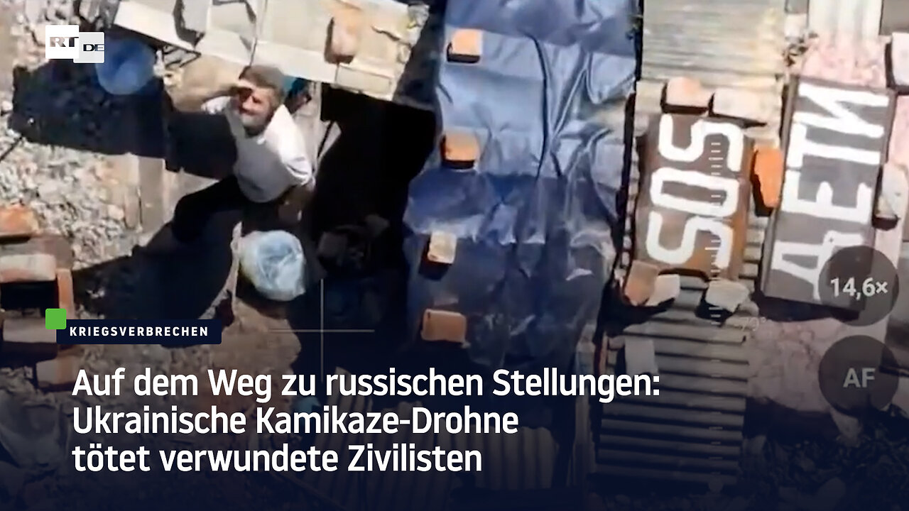 Auf dem Weg zu russischen Stellungen: Ukrainische Kamikaze-Drohne tötet verwundete Zivilisten