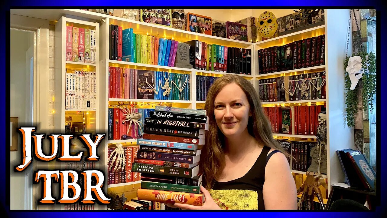 JULY TBR (13 books) inc. the #YABookClub2023 YA summer horror read IN NIGHTFALL + Julys Point Horror