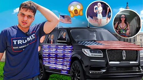 Shocking Public Reaction to My Donald Trump Wrapped Car!😱