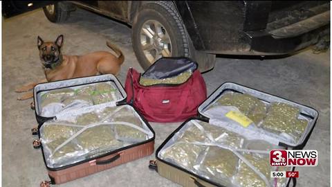 Multiple I-80 drug seizures prompted by DSCO K-9's