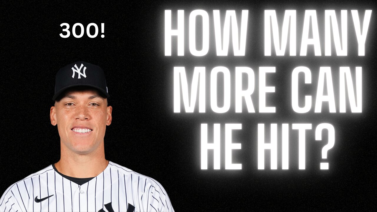 Aaron Judge becomes quickest to 300 home runs, how many more can he hit for his career?