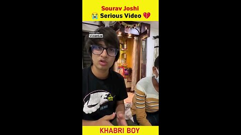 Sourav Joshi Serious Video "ANGEY" 💔🙏| Sourav Joshi Vlogs #shorts #viral #souravjoshi #youtubeshor