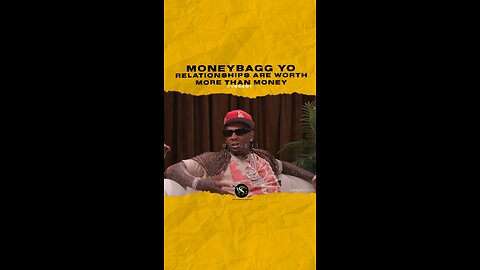 @moneybaggyo Relationships are worth more than money