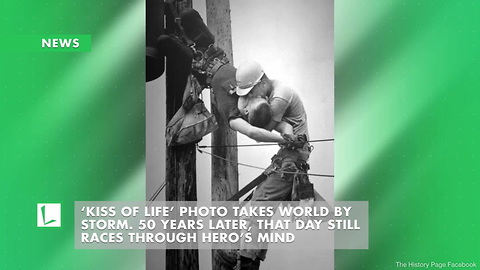 ‘Kiss of Life’ Photo Takes World by Storm. 50 Years Later, That Day Still Races Through Hero’s Mind