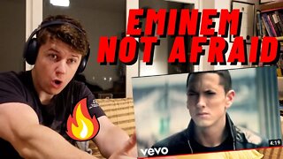 FIRST TIME WATCHING EMINEM - NOT AFRAID((REACTION!!))