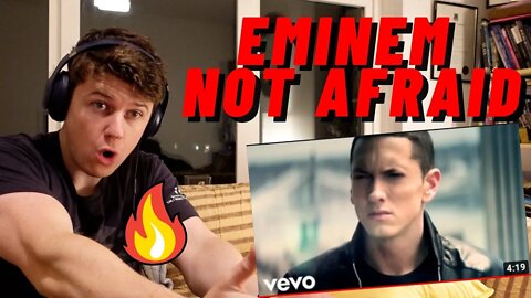 FIRST TIME WATCHING EMINEM - NOT AFRAID((REACTION!!))