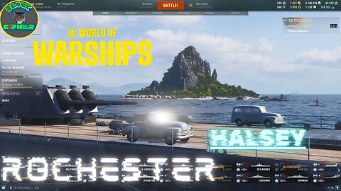 Halsey on T-8 Rochester | WoWS