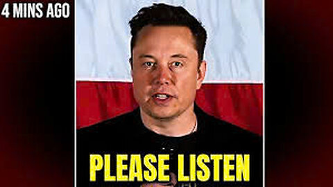 Elon Musk's DISTURBING Message - "I'm RISKING it all to tell you the TRUTH"