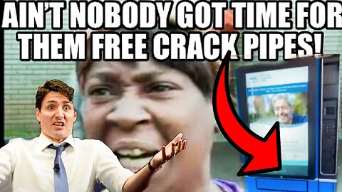 Justin Trudeau installs crack pipe vending machines🤡🤡🤡