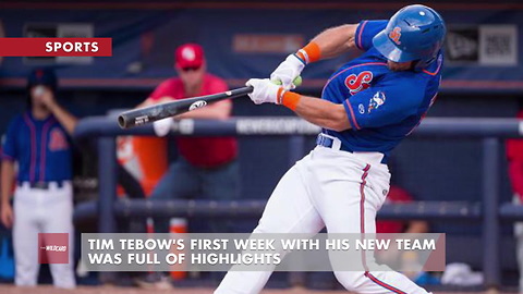 Tim Tebow's First Week With His New Team Was Full Of Highlights