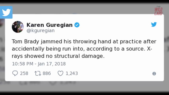 Update On Tom Brady's Injured Throwing Hand