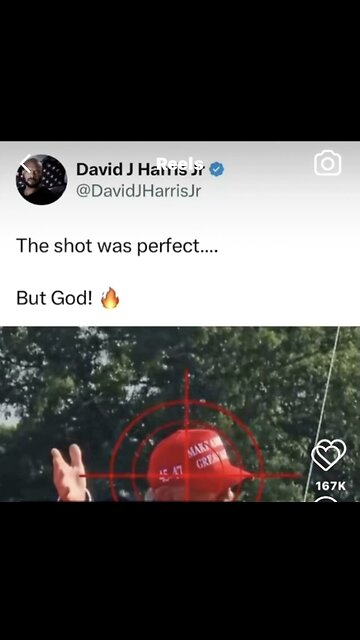 Captioned - The shot was perfect but God saved