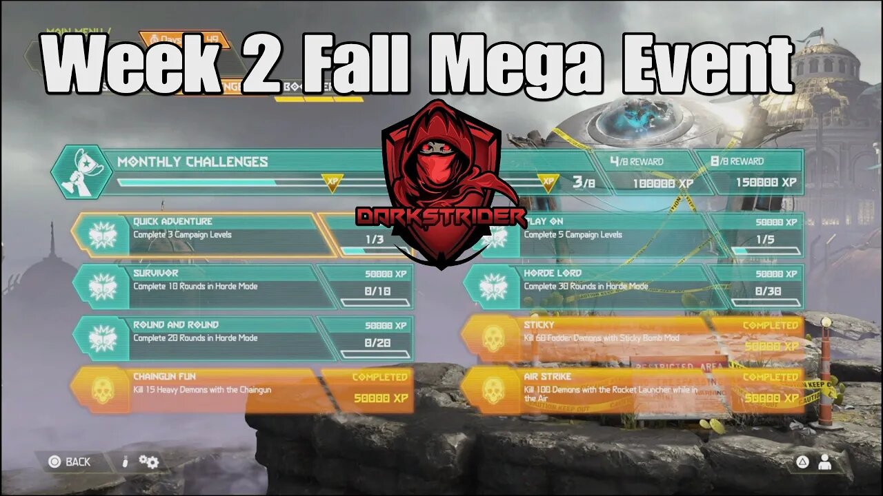 DOOM Eternal- Week 2 Fall Mega Event