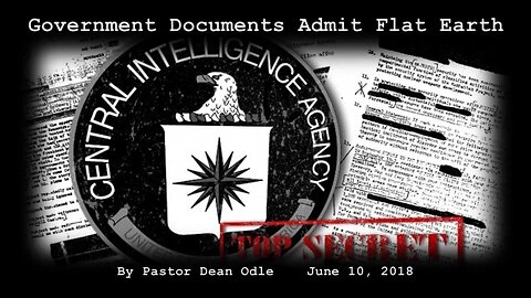 Government Documents Admit Flat Earth