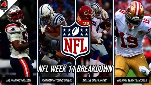 NFL Breakdown Week 11: The AFC Is Stuffed