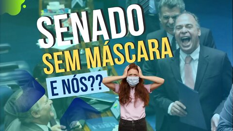 Senado Federal: Rodrigo Pacheco libera uso de máscaras