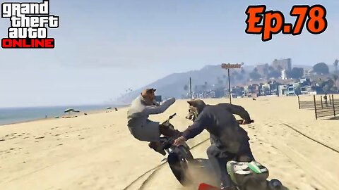 TailslyPlays GTA 5 Online[Ep.78]knocking over bikes