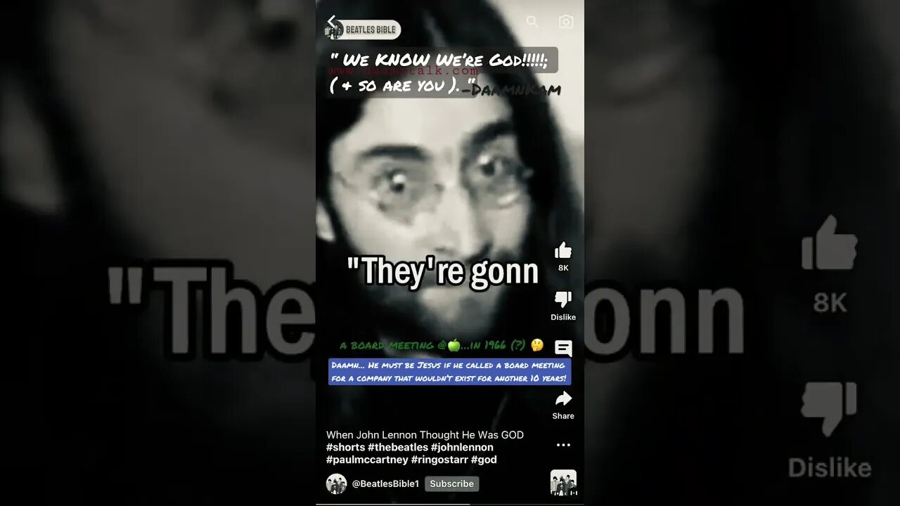DailyDaamn 12-19-22 @johnlennon interesting ordeal - & an incorrect fact by @BeatlesBible1 - #dtdjø