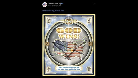 Message on US DEBT CLOCK 11.8.24