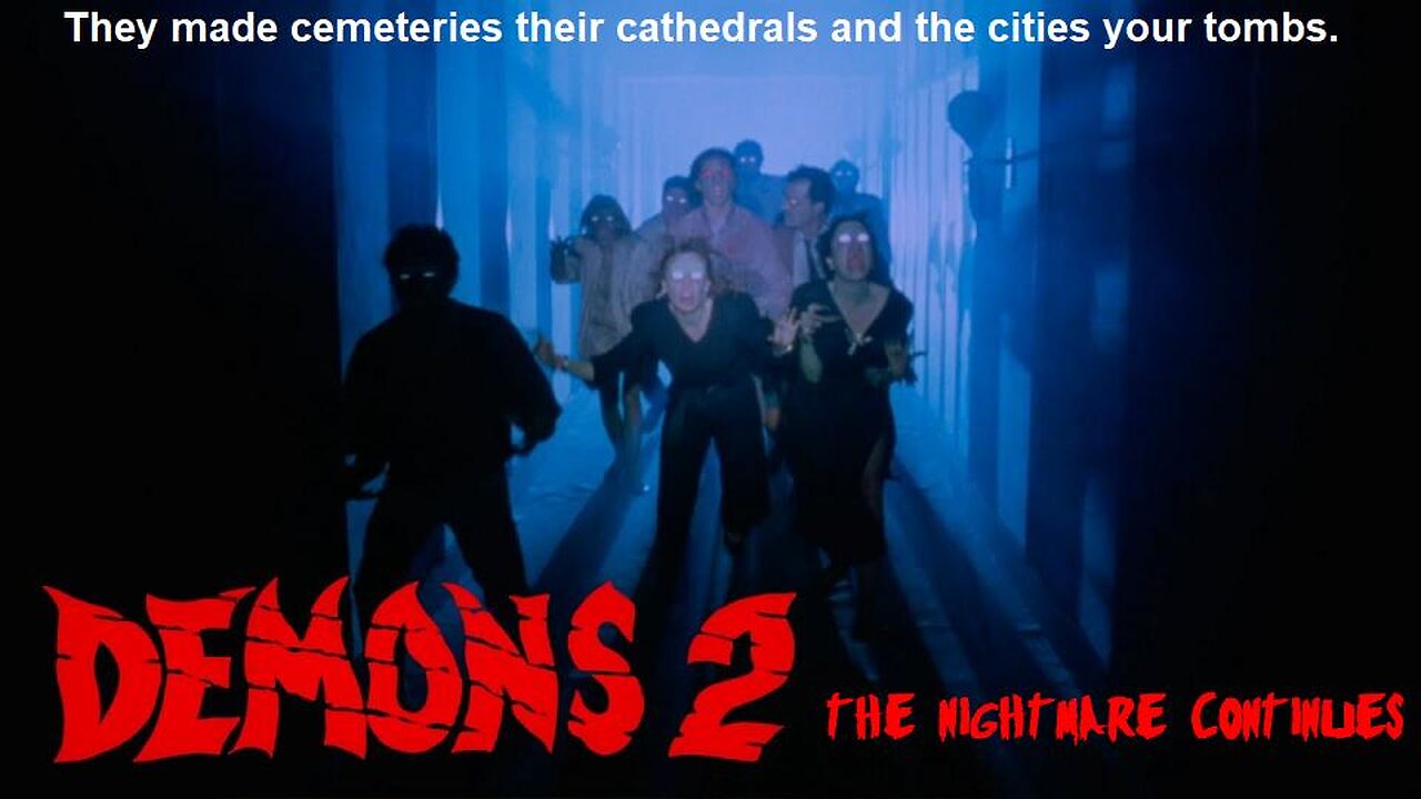 DEMONS 2: THE NIGHTMARE CONTINUES 1986 Demons are Resurrected in a High-Rise FULL MOVIE HD & W/S