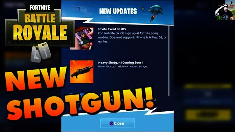 *NEW* Heavy Shotgun coming to Fortnite Battle Royale!
