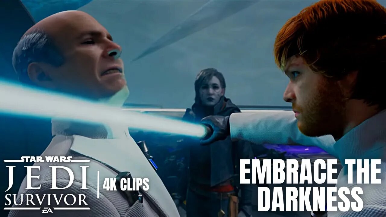 Cal Confronts Bode & Embraces The Dark Side | Star Wars Jedi Survivor 4K Clips