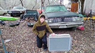 Radiator Install on 67 Coronet