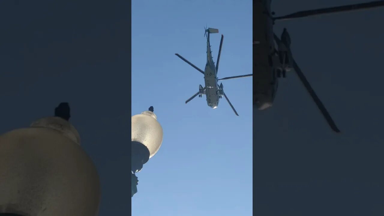 1/7/22- Nancy Drew in DC- Live Video 3- Marine One Departure- No Decoys Again. Language Alert