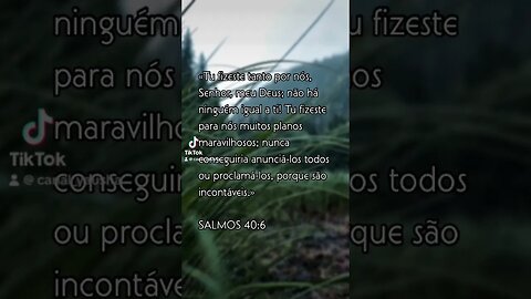 Salmos 40:6 #canalyausha