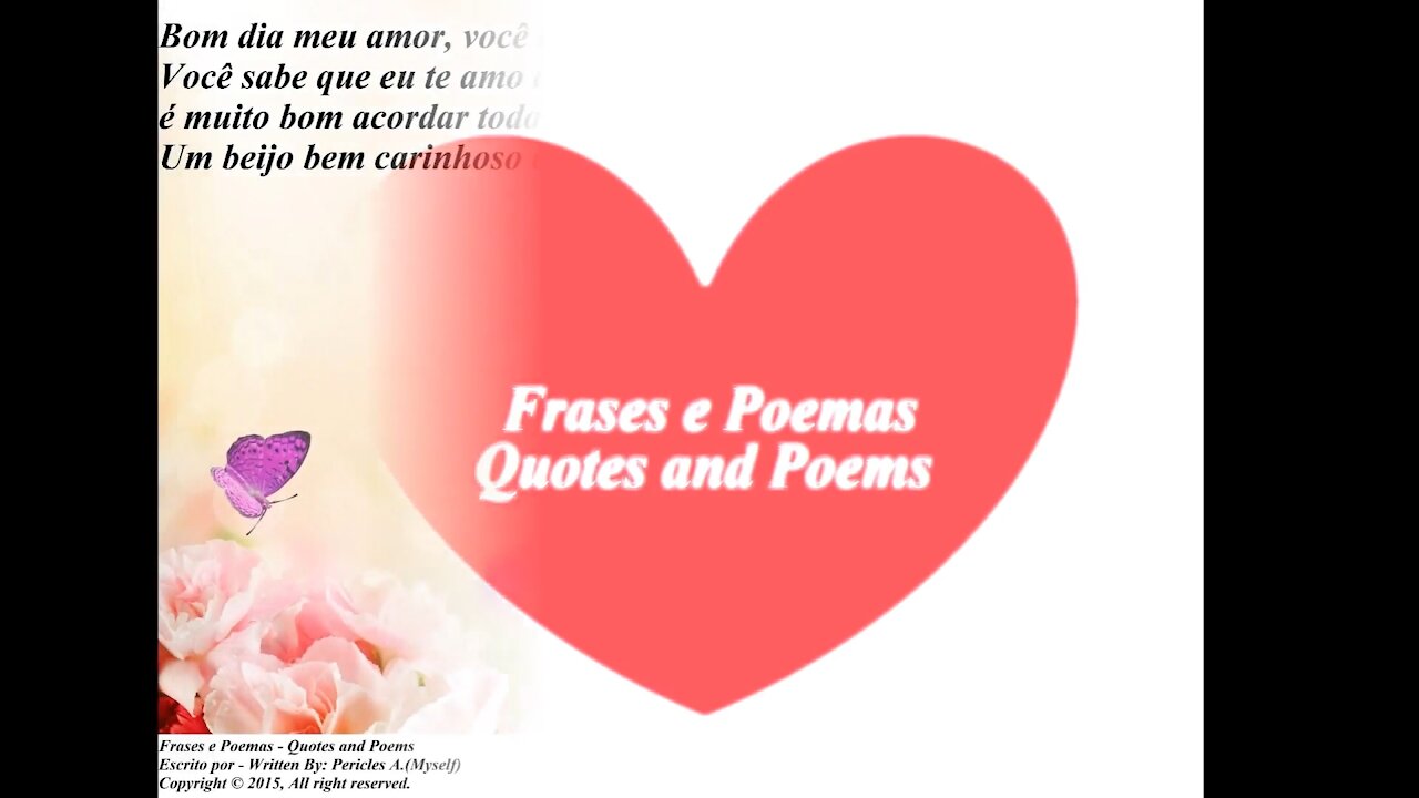 Bom dia meu amor, não sei viver sem você, eu te amo! [Mensagem] [Frases e Poemas]
