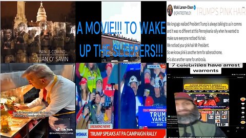 10-20-24 Blk Swan Milton, President DJT @ McDs, Pink Hair & COMMS, The Arrests R Getting Exposed 🍿🍿🍿