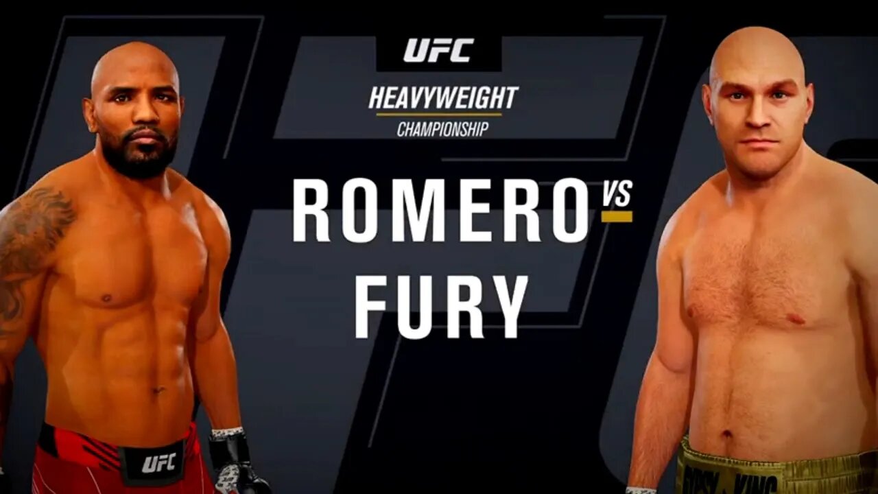 EA Sports UFC 4 Gameplay Tyson Fury vs Yoel Romero