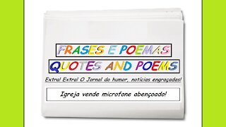 Notícias engraçadas: Igreja vende microfone abençoado! [Frases e Poemas]