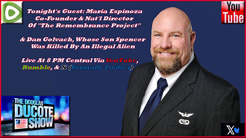 Tonight, my guest will be Maria Espinoza and Dan Golvach