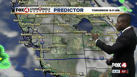 Thursday evening forecast