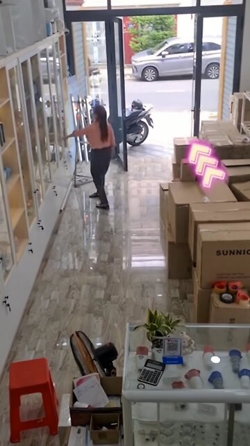 A female proprietor is tending to him at her establishment, as he possesses paranormal abilities.💀